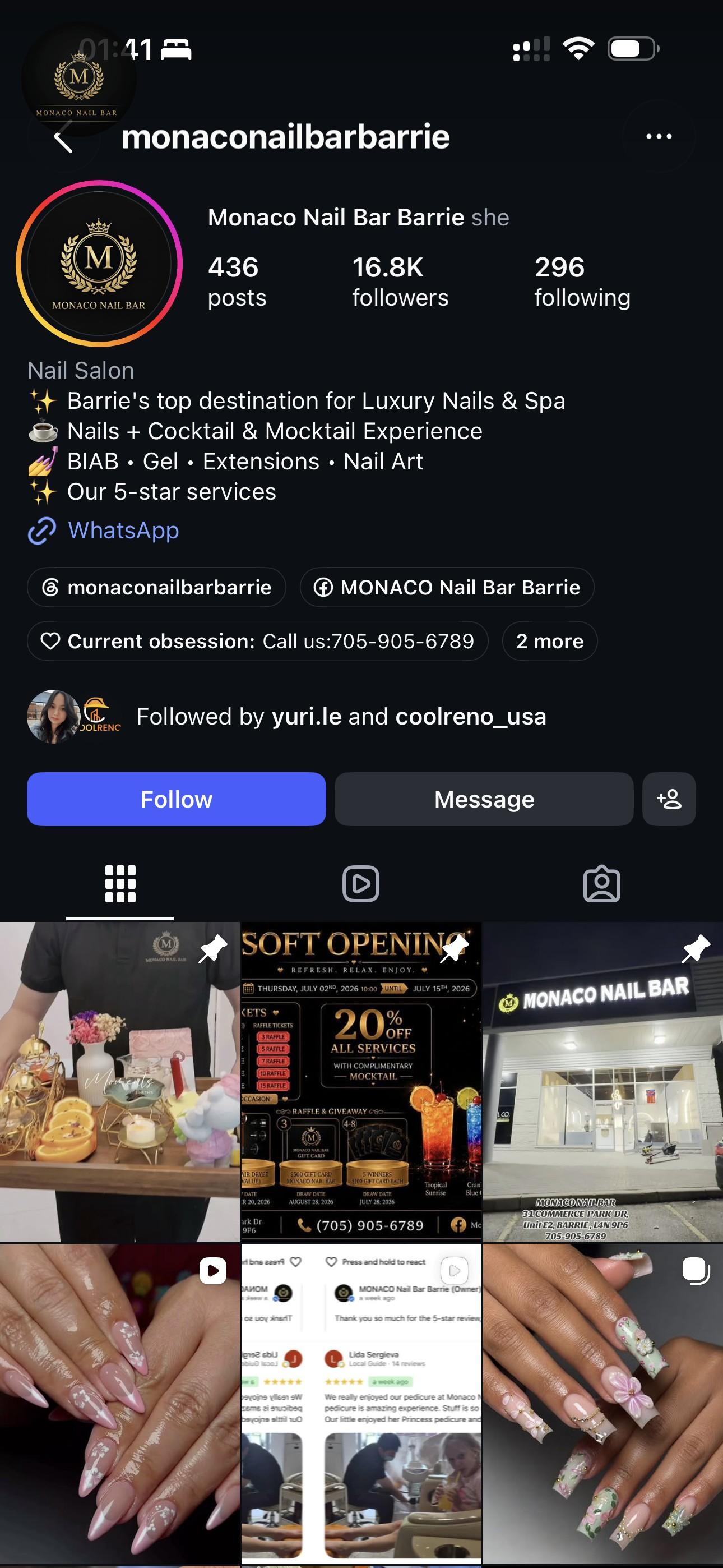 Monaco Nail Bar — gallery photo
